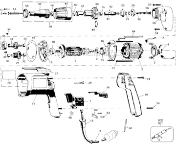 Part Location Diagram of 148809-00 DeWALT Cord Protector